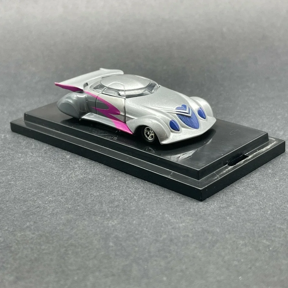 100% Hot Wheels Ed Newton Rareflow Custom‎ Car Diecast 1/64 Silver Opening Hood